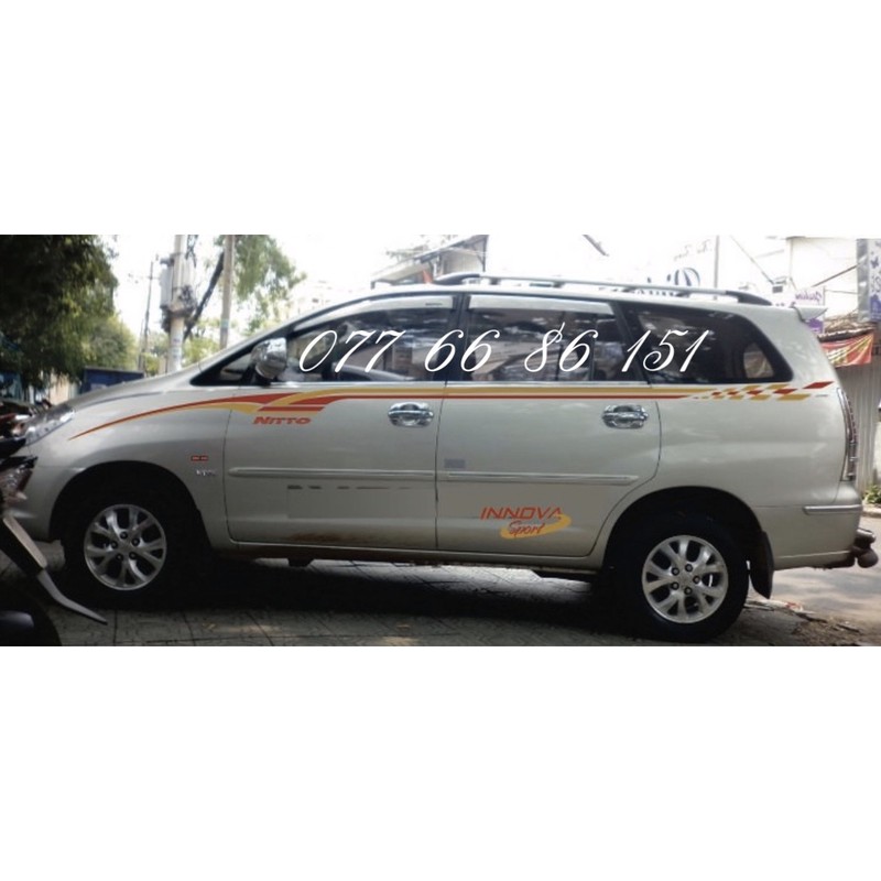 Tem Dán Sườn Xe Innova,Fortuner