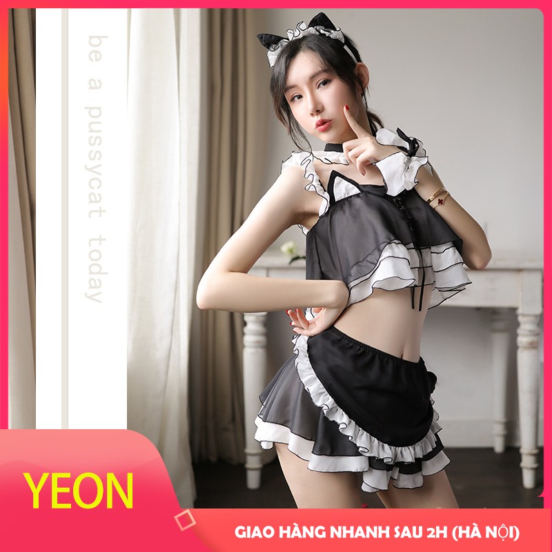 Cosplay hầu gái sexy anime maid cute Váy đầm ngủ cosplay cô hầu gái gợi cảm Y1 | BigBuy360 - bigbuy360.vn