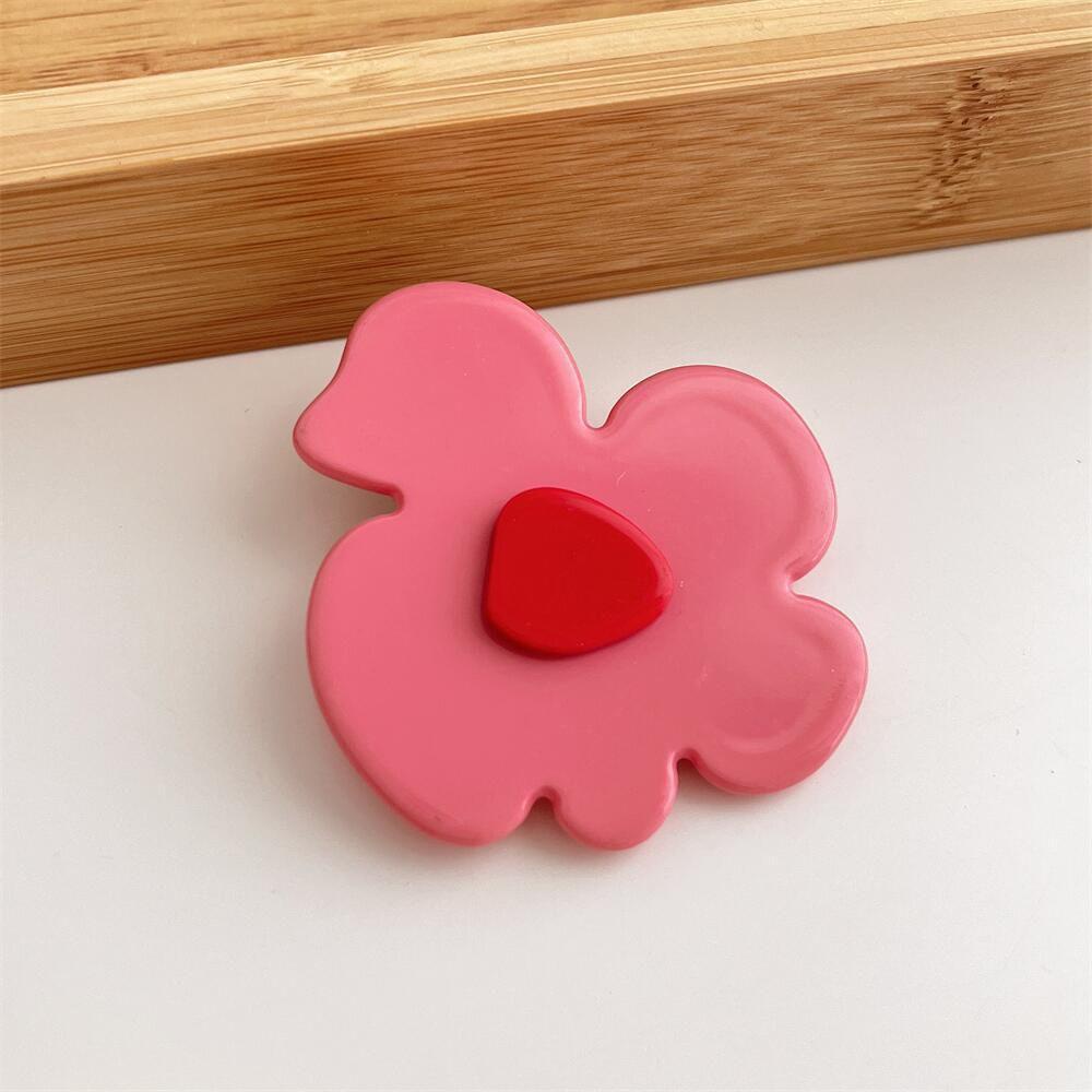 JARRED Kẹp Tóc Đính Hạt Nhựa Resin Phong Cách Vintage Dễ Thương Cho Nữ