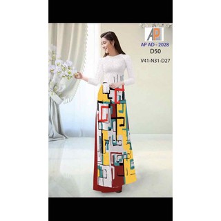 vải áo dài lập thể 