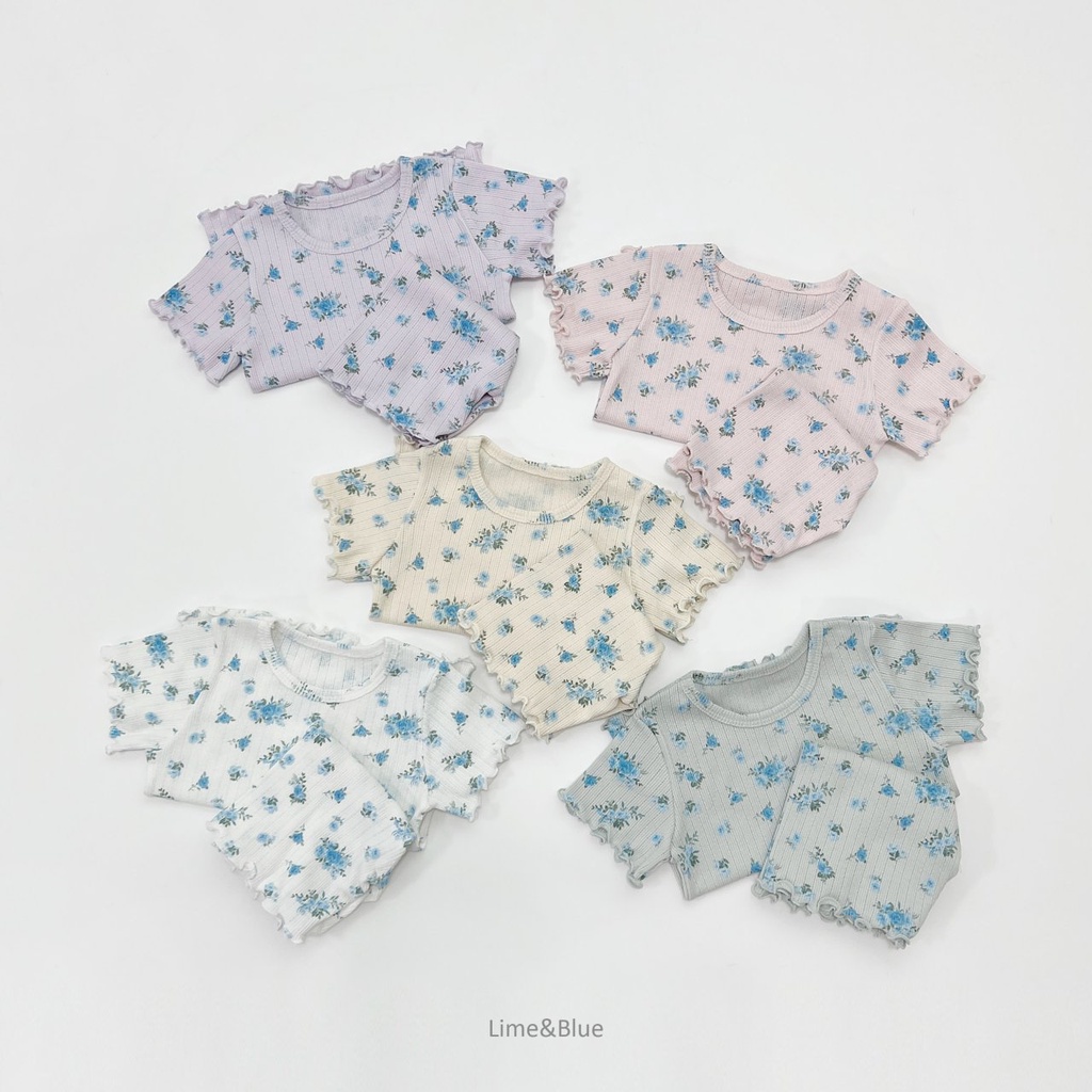 Lime&Blue bộ đồ hoa Venorica cho bé