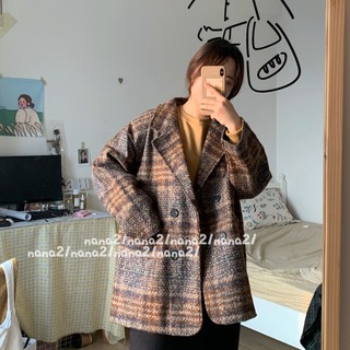 Áo khoác dạ kẻ trần bông
