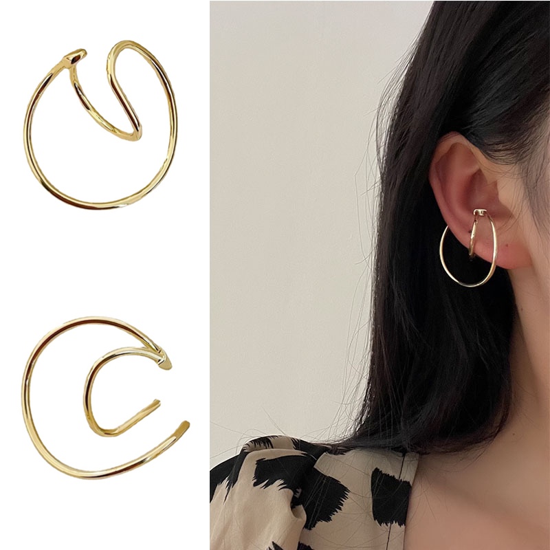 Bông tai kim loại phong cách Âu Mỹ thời trang cao cấp F241