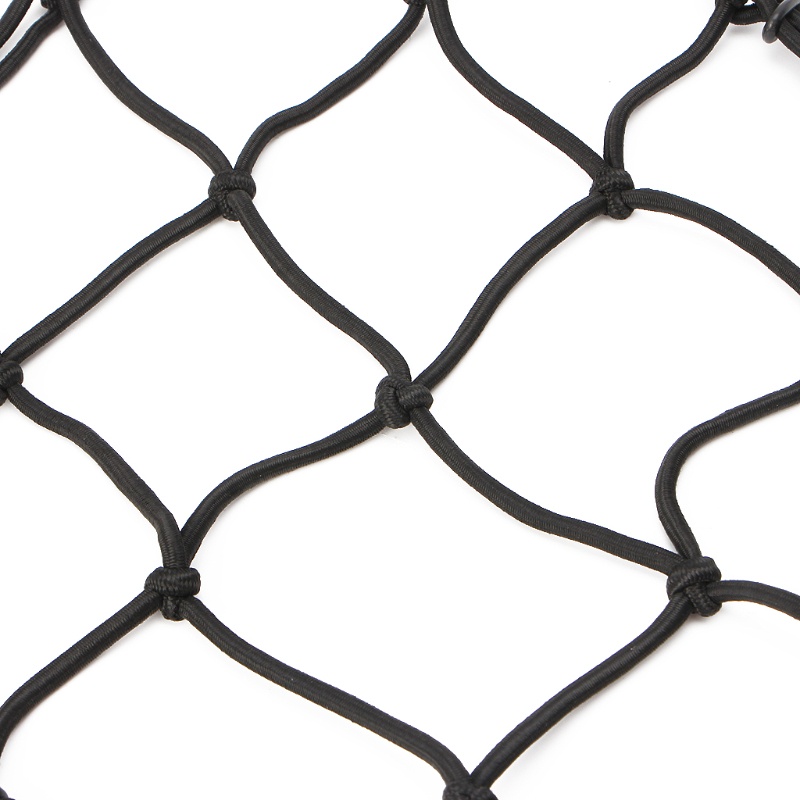 SUN Commonly Used Motorbike Transportation Luggage Net Bag 30x30cm Elastic Cargo Net  Helmet Holder