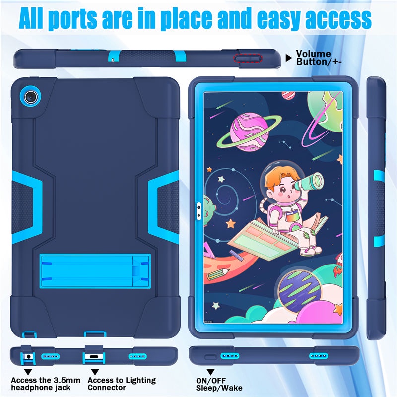Dành Cho Lenovo Xiaoxin Pad 2022 Ốp Lưng Tab M10 Plus Thế Hệ Thứ 3 10.6 "TB128XU TB128FU TB125FU Ốp Lưng Chống Sốc Toàn Thân Trẻ Em Trẻ Em An Toàn Không Độc Hại Vỏ Máy Tính Bảng