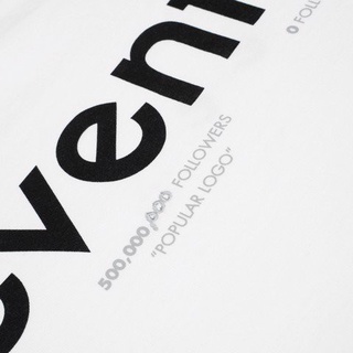 Áo thun LEVENTS Popular Logo/ White Black (V2)