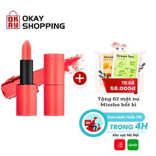 Son lì Missha Dare Rouge màu Born To Be Peach 3.5g