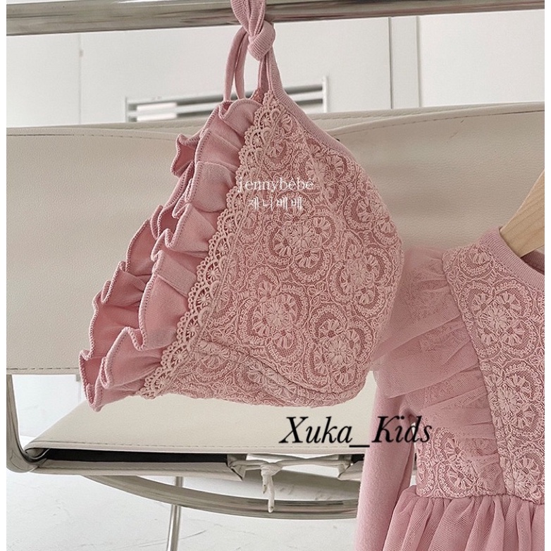 Váy Liền Body Chip Jennybebe Cao Cấp Kèm Mũ [Ảnh Thật) - Váy Công Chúa