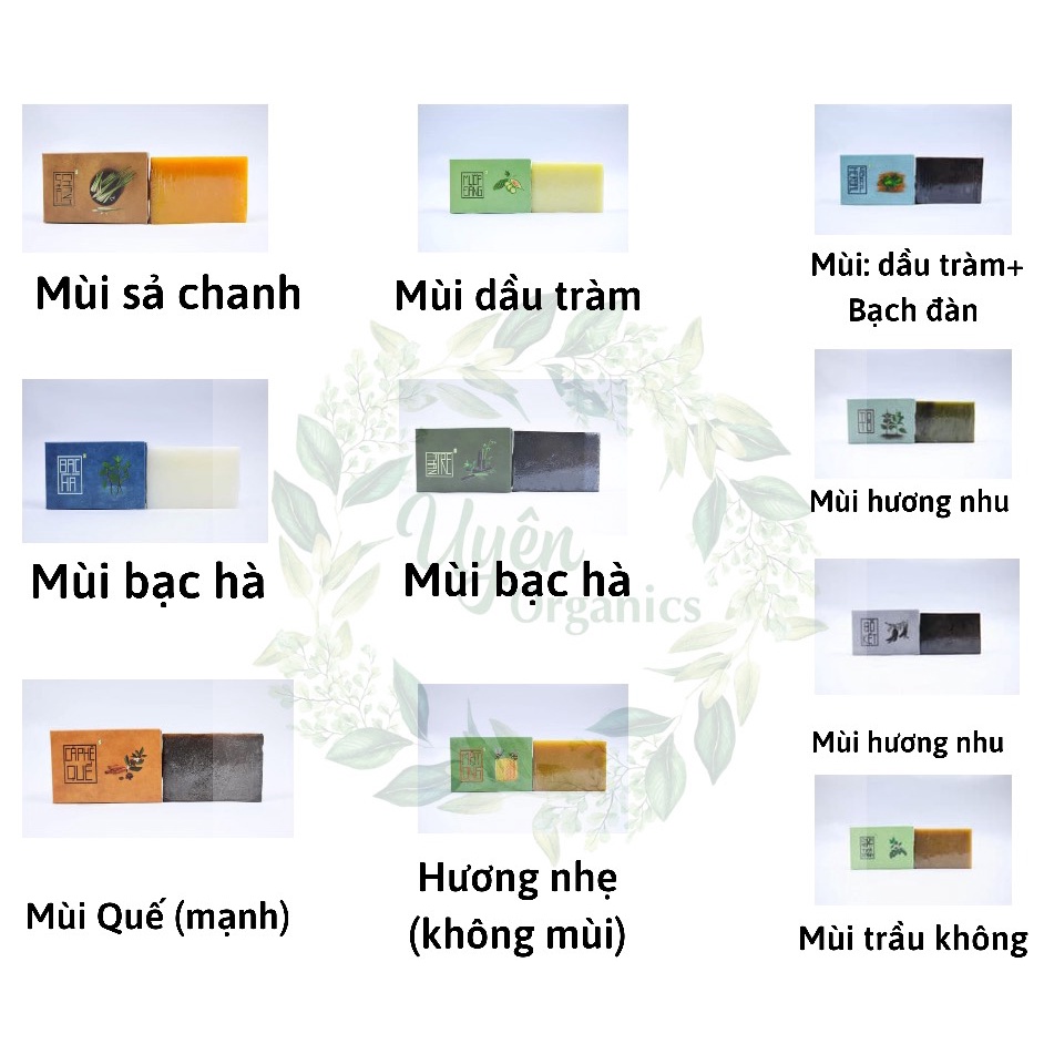 Xà bông sinh dược handmade orgaics💚100% THIÊN NHIÊN💚Xà Phòng Mướp Đắng,Nghệ_tặng túi lưới mỗi bánh