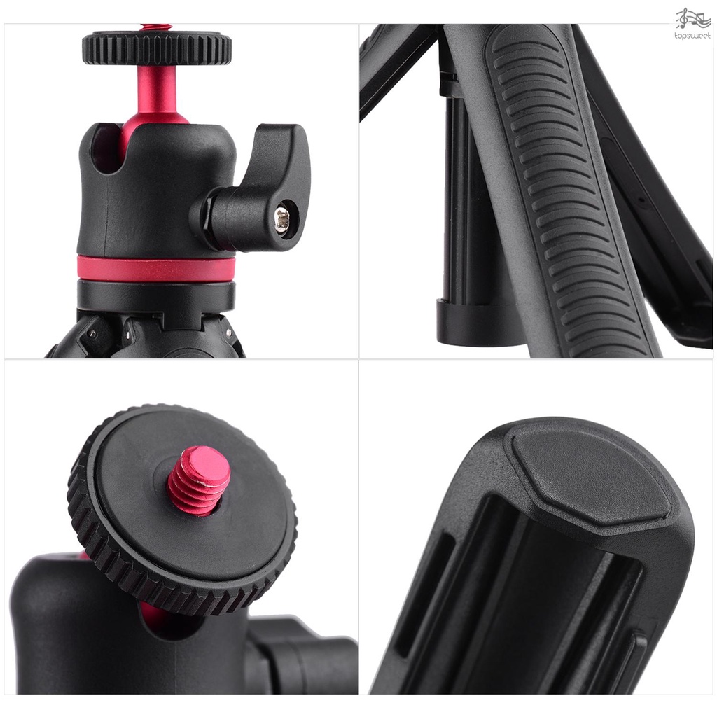 Giá Đỡ Ba Chân Mini Cầm Tay Đầu Bi 1 / 4 Inch Có Thể Kéo Dài Và Kéo Dài Để Bàn | BigBuy360 - bigbuy360.vn