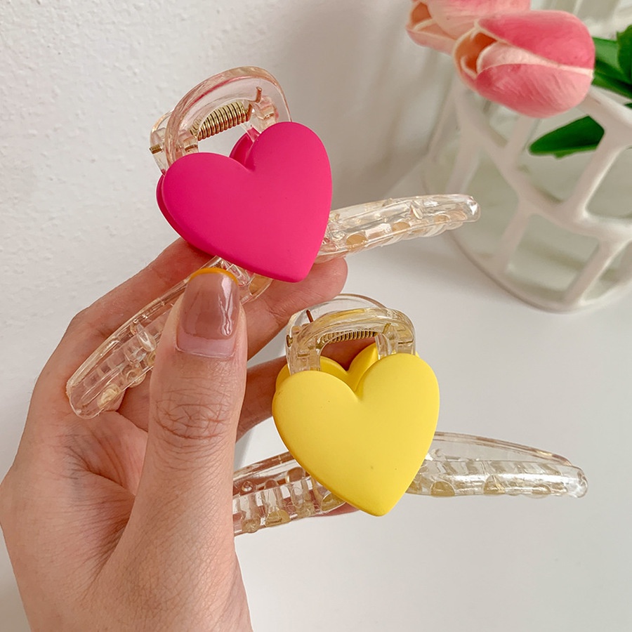 Kẹp Tóc Hình Trái Tim Đính Ngọc Trai Nhân Tạo Thời Trang