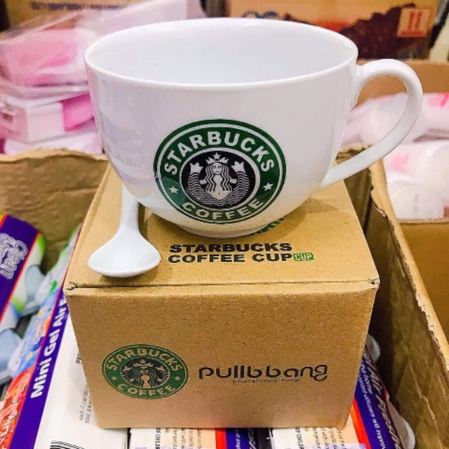 Ly sứ Starbuck còn dư mỗi 1 cái