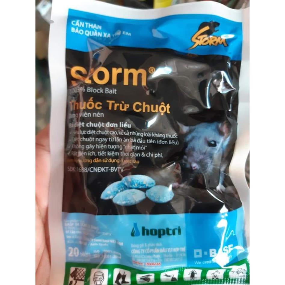 Thuốc Diệt Chuột STORM gói 20 viên