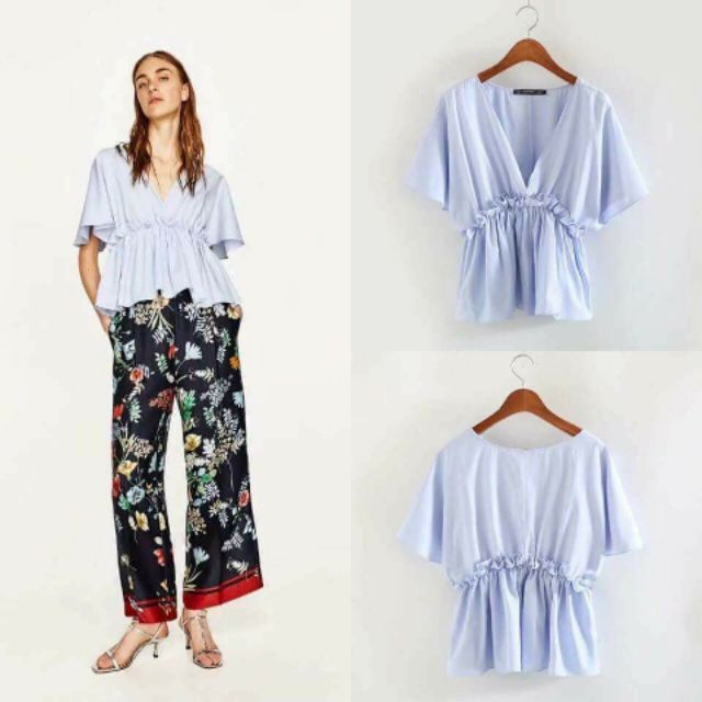 Áo kiểu Zara Basic