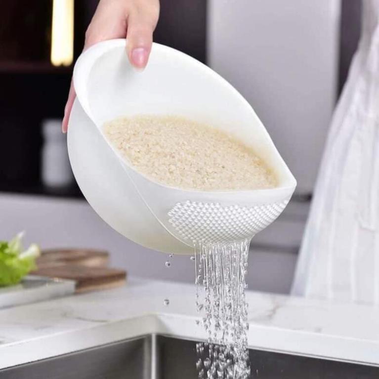 Rổ vo gạo rửa rau thông minh gạn nước tiện ích gia dụng đa năng tiện ích nhà bếp