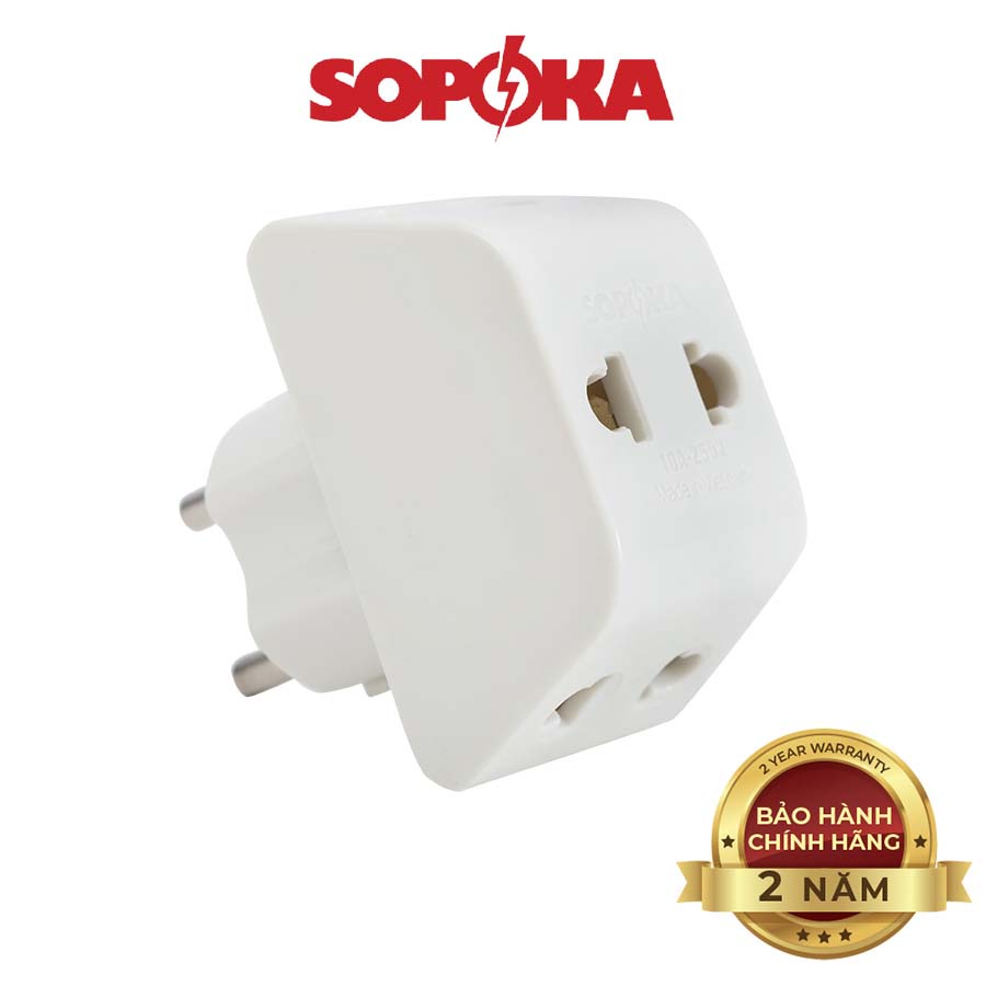 Đầu nối chia SOPOKA 1 ra 3, P11, P12 chịu tải 2200W