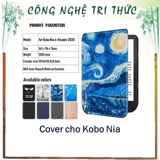 Bao da nắp gập cho máy đọc sách Kobo Nia