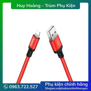 Cáp sạc hoco x14 lightning, micro, type-c - cáp sạc iphone,ipad - cáp sạc dây dù siêu bền