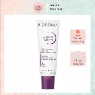 [Chính hãng] Kem dưỡng ẩm phục hồi Bioderma Cicabio Cream