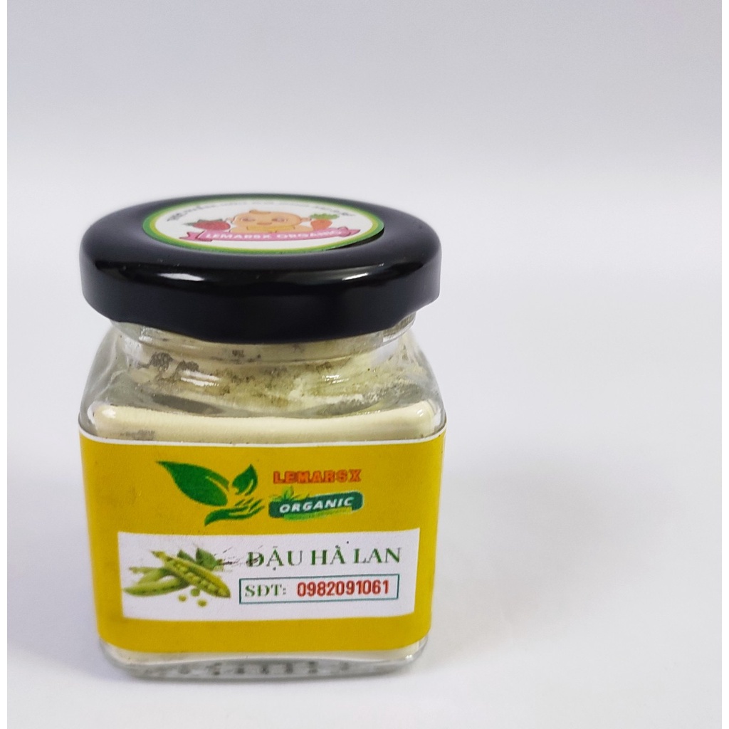 Bột Đậu Hà Lan Hữu Cơ Sấy Lạnh 90gram Cho Bé Ăn Dặm
