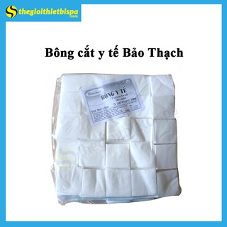 Bông Bảo Thạch cắt sẵn 6x6cm - Bông tẩy trang
