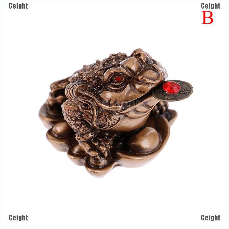 Tượng con cóc ngậm tiền phong thủy mang lại may mắn phong cách Trung Hoa