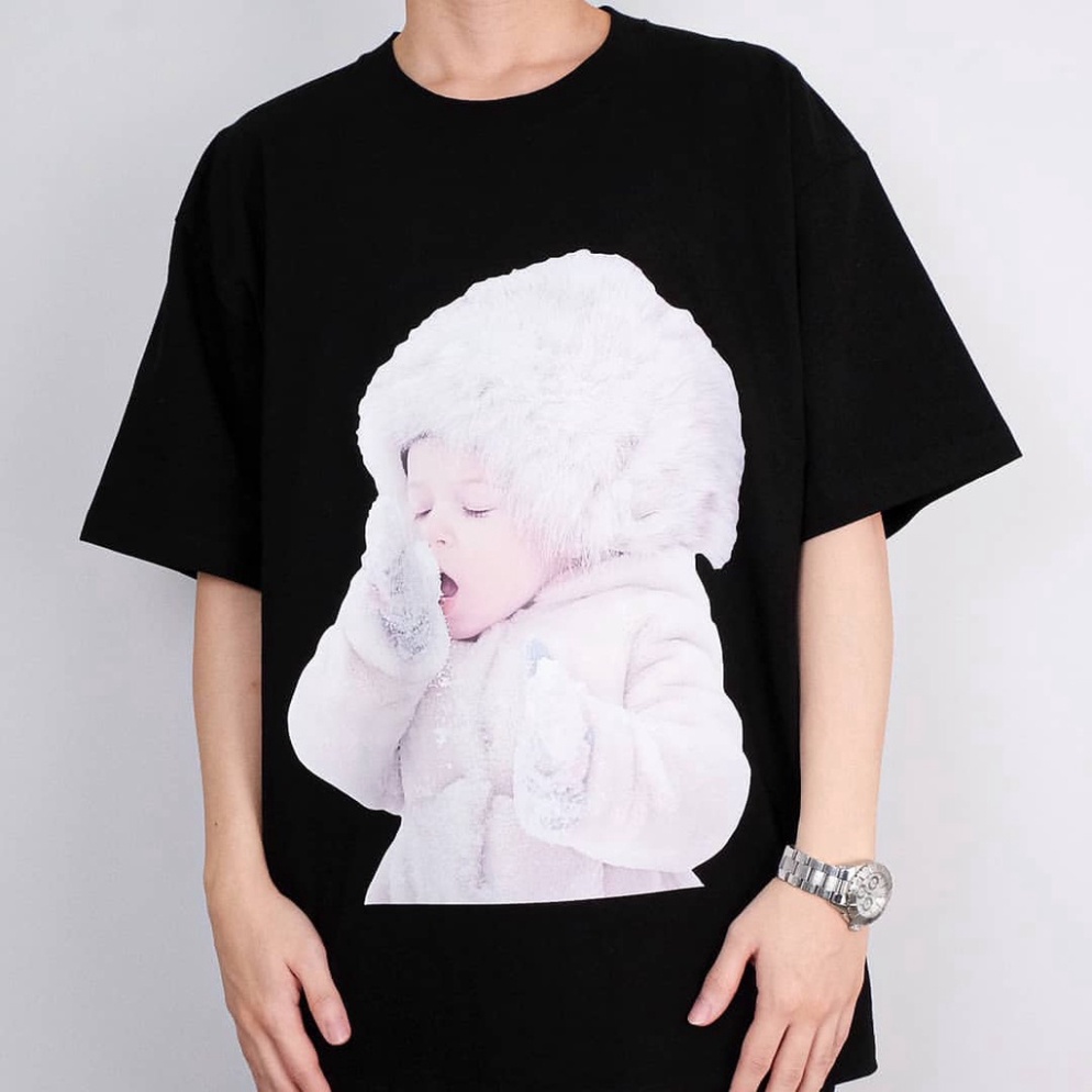 Áo ADLV Thun Cotton CAO CẤP  [Vải Cotton] - Mẫu 43 - Bé Trai Đội Nón | BigBuy360 - bigbuy360.vn