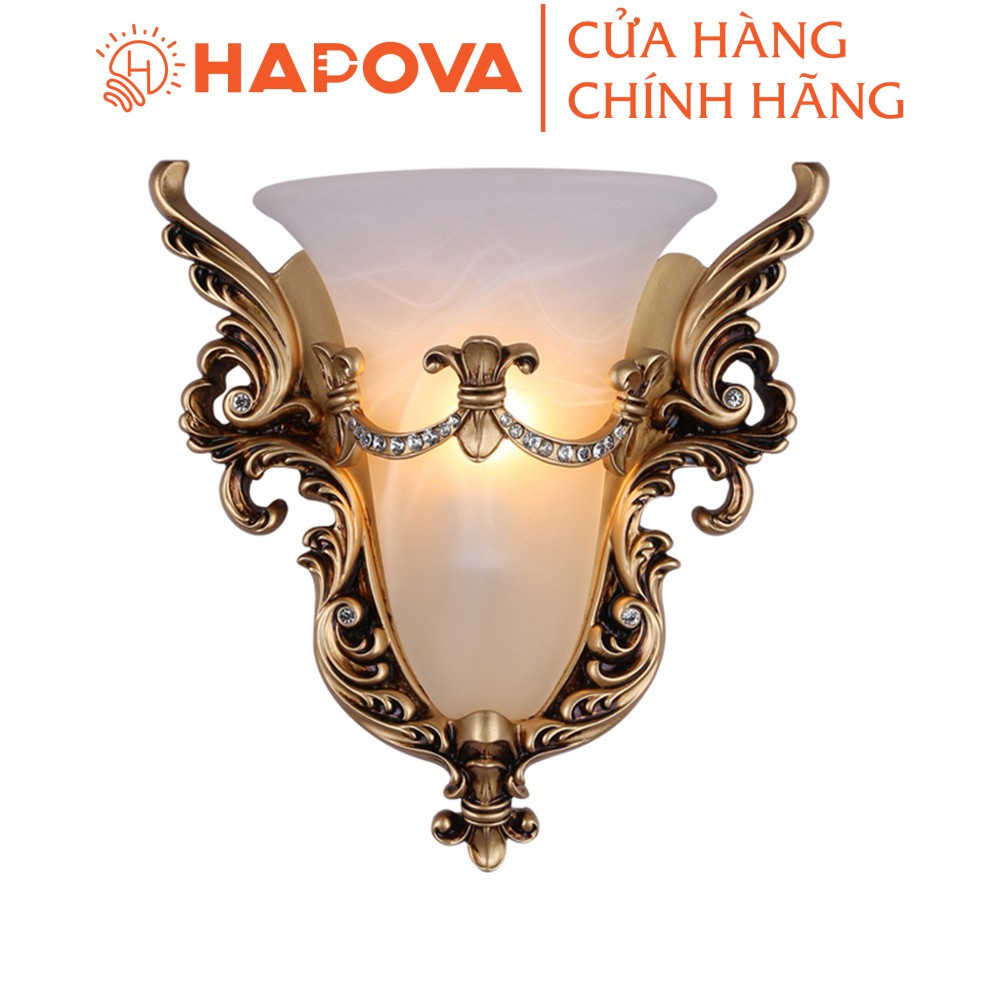 Đèn gắn tường, đèn trang trí phòng khách HAPOVA ORALIE 6174 Kèm bóng LED chuyên dụng