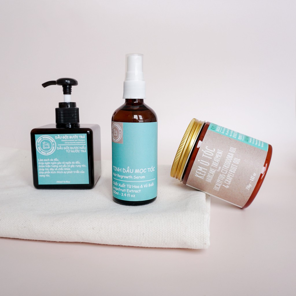 Dầu Gội Bưởi Trà CAMELLIA SINENSIS LEAF SHAMPOO handmade by GUBY HOMEMADE | BigBuy360 - bigbuy360.vn