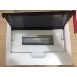 Tủ điện nhựa âm tường 8 - 24 đường ( tương đương 8 - 24 MCB - cầu dao đơn ). Hãng Schneider chính hãng