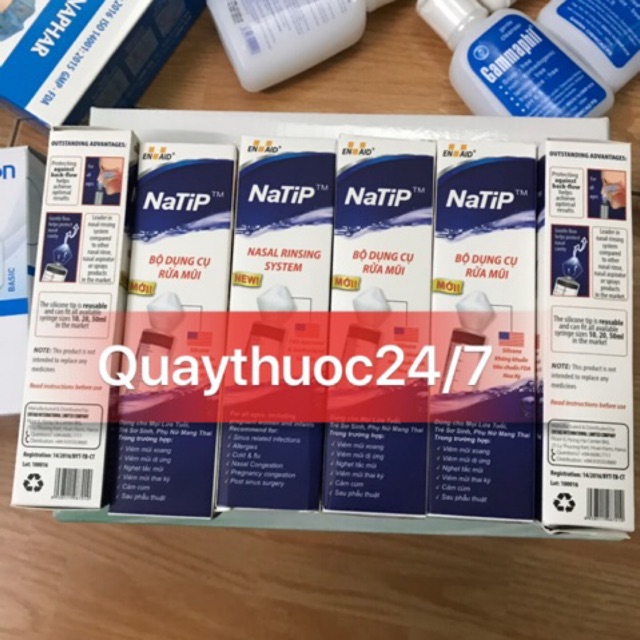 DỤNG CỤ RỬA MŨI NATIP CHO BÉ