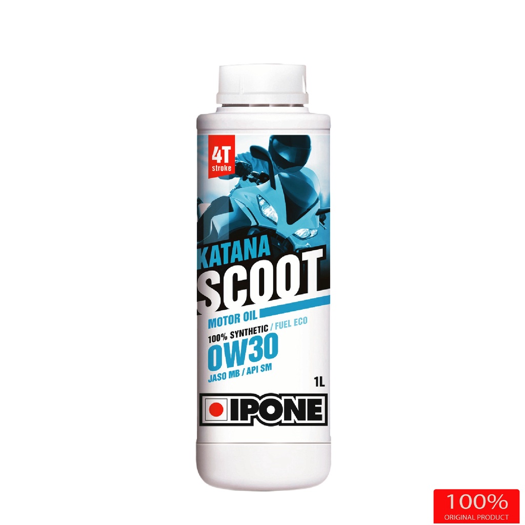 Nhớt Ipone tổng hợp 4T Katana Scoot 0W-30 dành cho xe ga