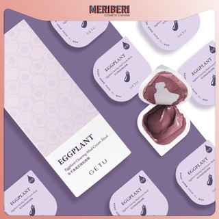 Mặt nạ đất sét thành phần tự nhiên GetU: Chiết xuất cà tím, bột vỏ óc chó, đất sét [Có sẵn - Giao nhanh]