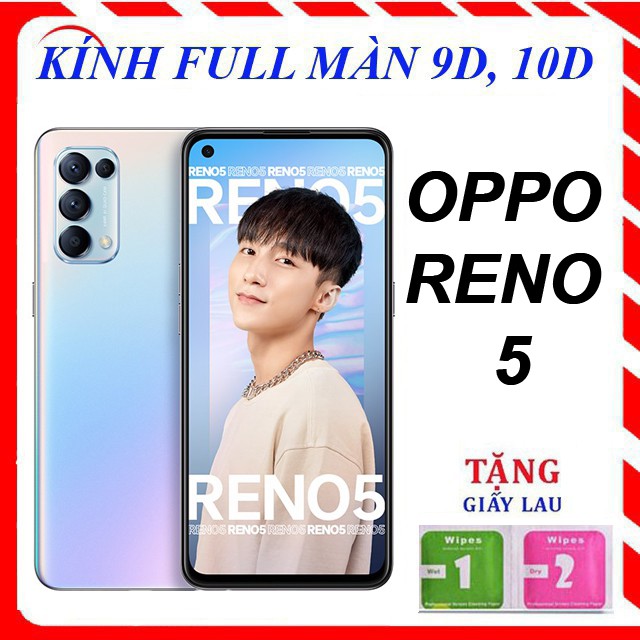 KÍNH CƯỜNG LỰC FULL MÀN 9D OPPO A15/ RENO 3/ RENO 4/ RENO 5