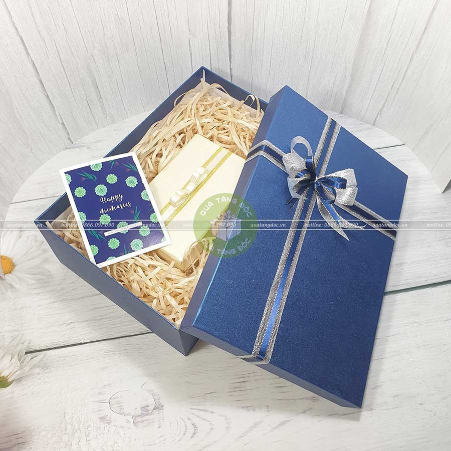 [Tặng thiệp + Giấy rơm] Hộp quà chữ nhật tặng người yêu – HQ30 | BigBuy360 - bigbuy360.vn