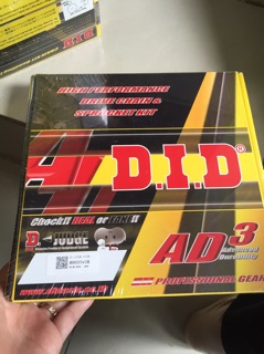 Bộ nhông sên dĩa TAURUS Did 9 ly AD3