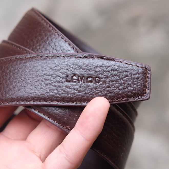 CUPID - Dây thắt lưng LÉMOS mặt khóa kim mạ chrome cao cấp YO96