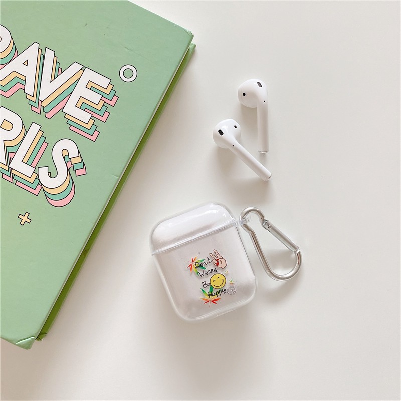 AirPods Pro AirPods 1/2 mặt cười phong cách Hàn Quốc Bao bọc tai nghe chống rơi PC | BigBuy360 - bigbuy360.vn