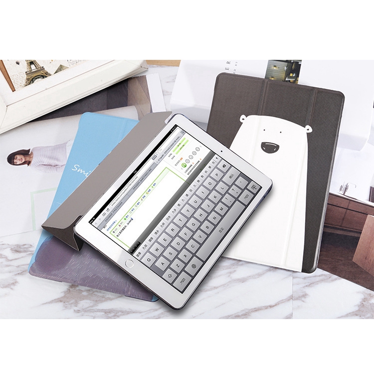 2017/2018 iPad Air2 Case Mini 234 iPad Flip Cartoon Stand PU Case Auto Sleep Smart Cover