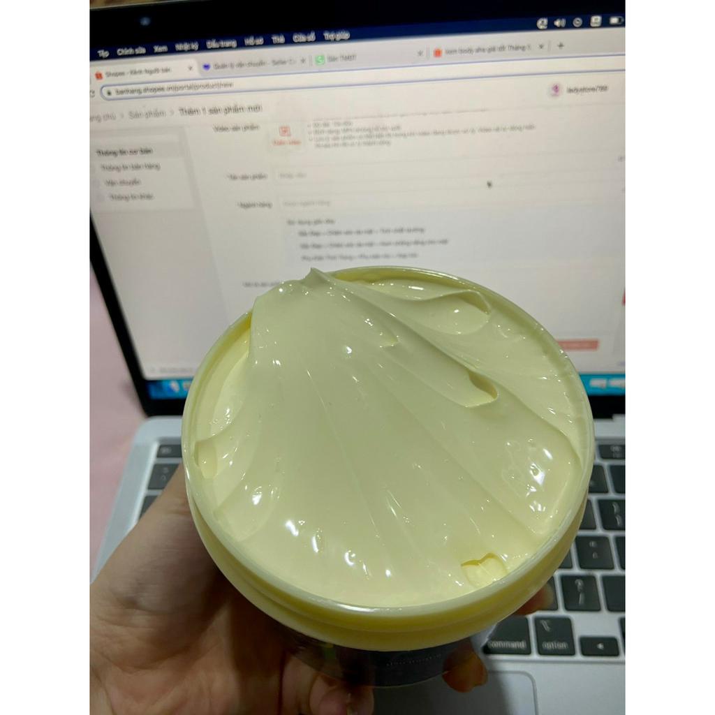 Hũ 500g kem ƙích trắng da toàn thân AHA Body Booster Bright