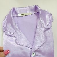 Bộ bijama lụa dài freesize đến 55kg ( ảnh thật)