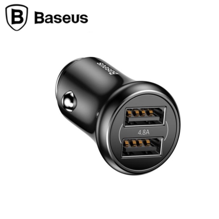 Tẩu sạc ô tô nhãn hiệu Baseus F635, dòng ra 4.8A Fast Charge - Hàng chính hãng {CHÍNH HÃNG 100%}