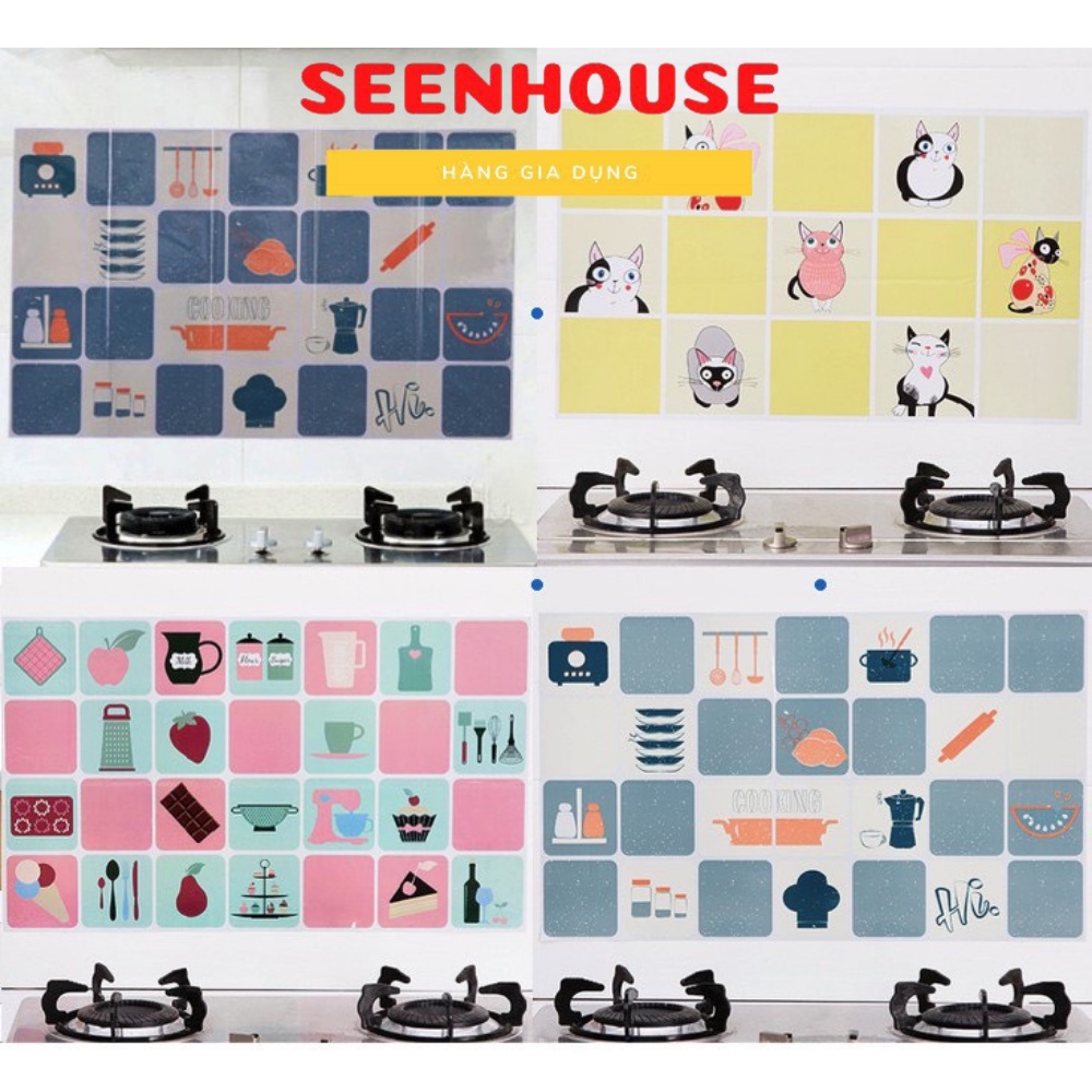 Giấy Dán Tường Bếp Tránh Dầu Mỡ Nhiều Hoạ Tiết