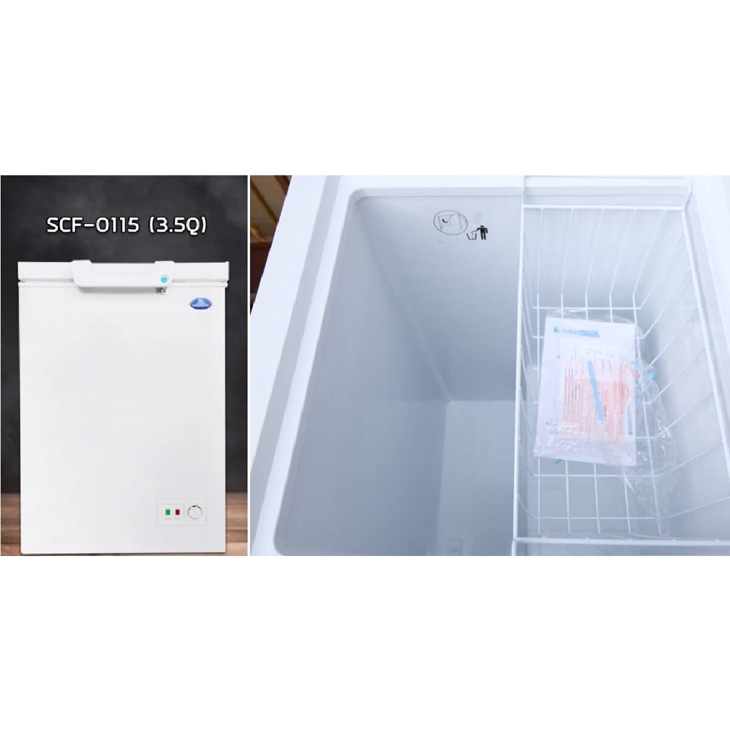 Tủ đông Sanden Intercool 100 Lít SCF-0115, Bảo hành chính hãng