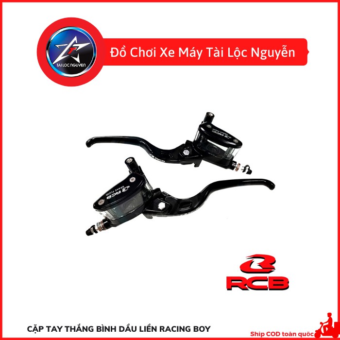 Cùm Tay Thắng Bình Dầu Liền Racing Boy - Cặp Tay Dầu và Tay Côn