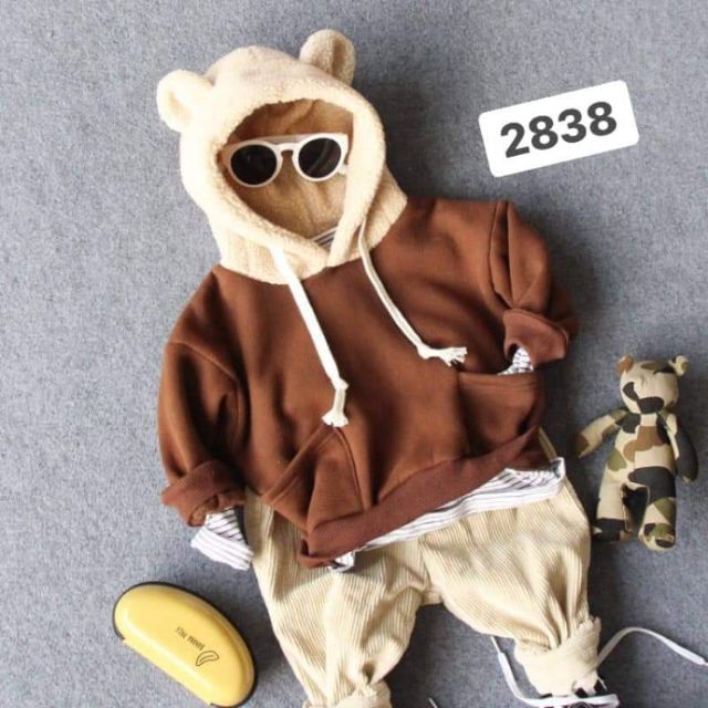 Áo nỉ bông gấu Choco | BigBuy360 - bigbuy360.vn