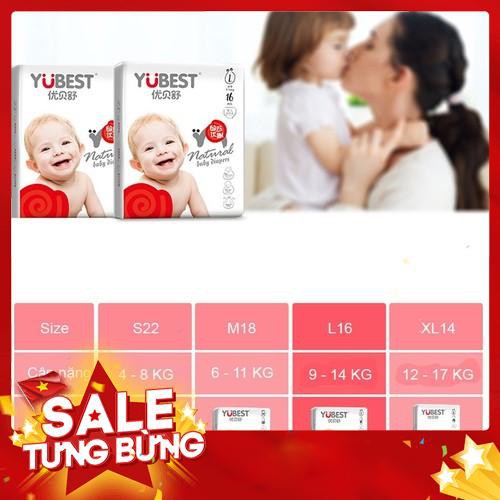 [ HOT ] [HÀ NỘI] Bỉm Quần/Dán Yubest Nội Địa Trung đủ size S132/M108/L96/XL72/L96/XL84/XXL72