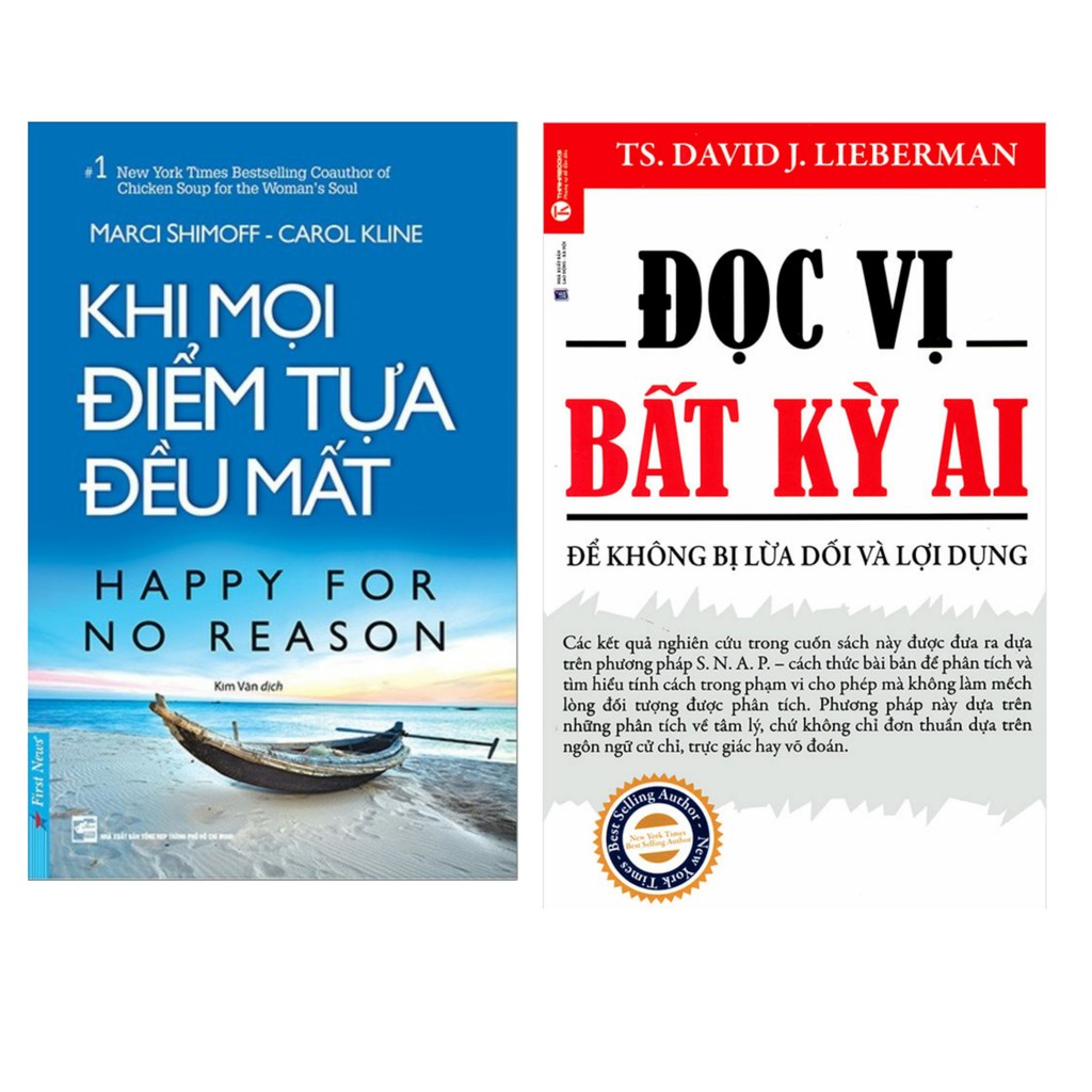 Sách - Đọc vị bất kỳ ai + Khi mọi điểm tựa đều mất (Combo 2 cuốn)