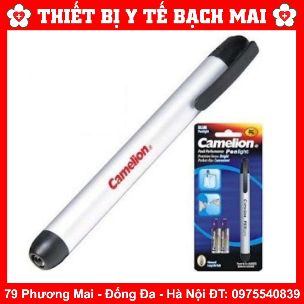 Đèn Pin Bút Soi Đồng Tử, Tai Mũi Họng CAMELION [Ánh Sáng Vàng]