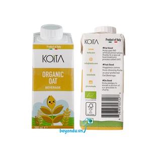 Sữa yến mạch hữu cơ koita 200ml và sữa hạnh nhân hữu cơ koita 200ml combo - ảnh sản phẩm 3